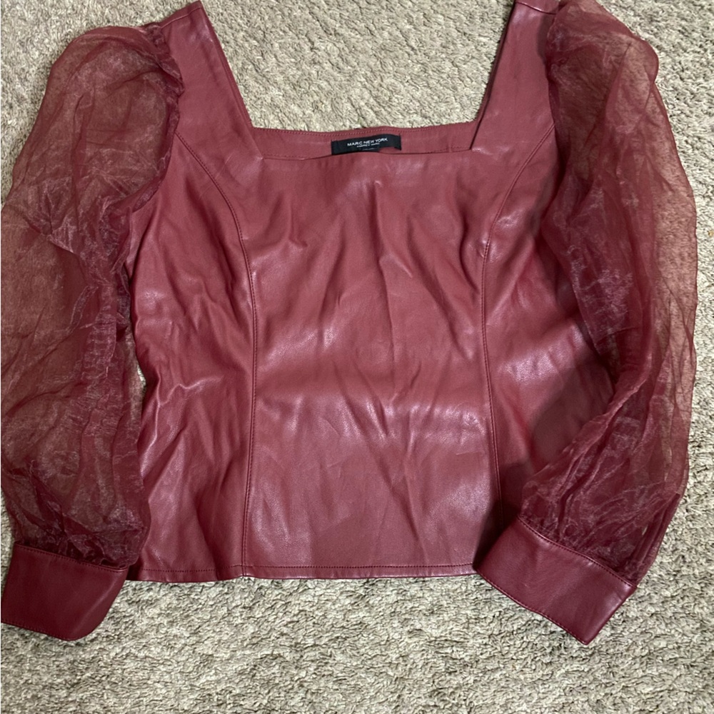 MARC NEW YORK Leather top size Medium